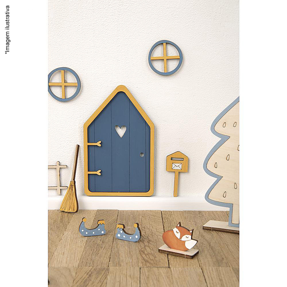 Gcstnn Set Di 55 Porta Del Gnomo, Accessori Natalizi Con Luce, Porta Delle Fate, Decorazione