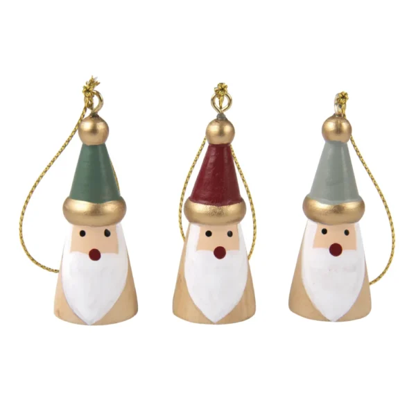 Holz Santa zum Hängen