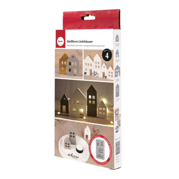 Molde silicone Casinhas