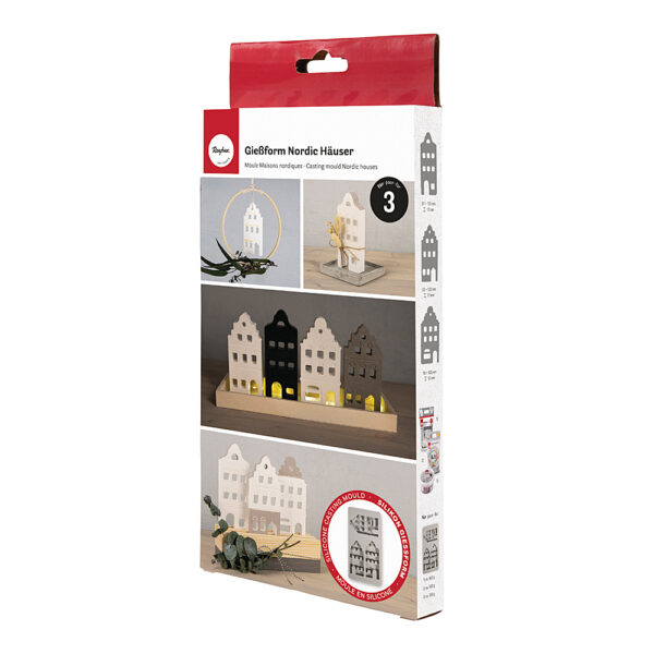 Molde Silicone "Casas Nórdicas"
