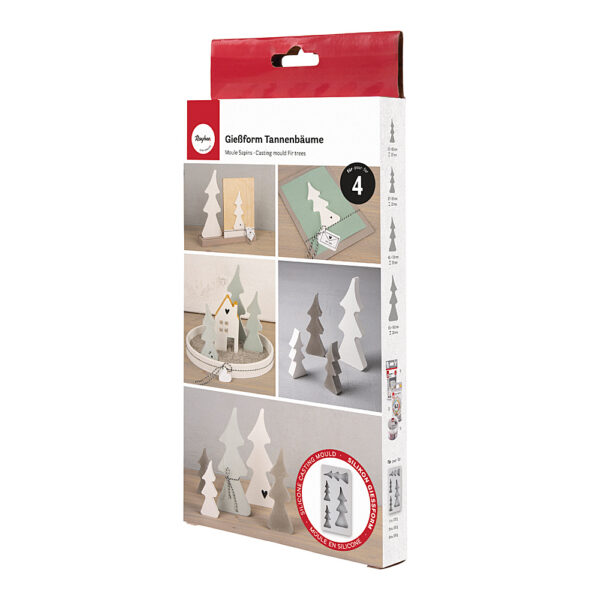 Molde Silicone "Pinheirinhos"